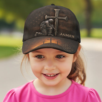 God Family Country - Personalized Veteran Classic Cap