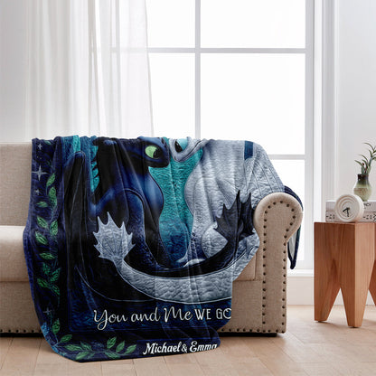 You And Me We Got This - Personalized Mouse Blanket