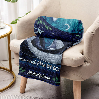 You And Me We Got This - Personalized Mouse Blanket