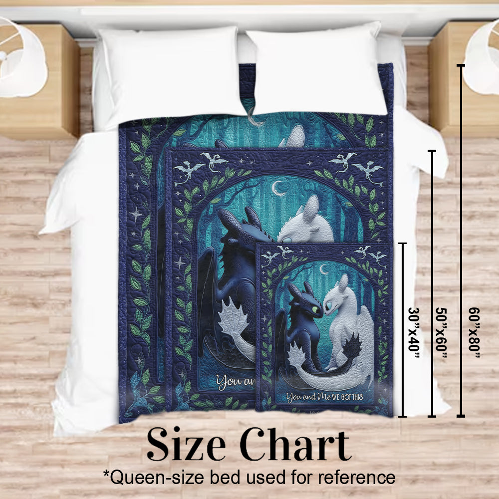You And Me We Got This - Personalized Mouse Blanket
