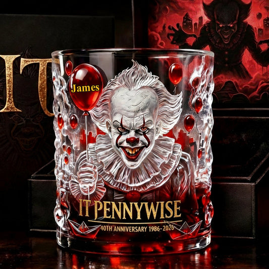 40th Anniversary Horror Movie - Personalized Whiskey Glass