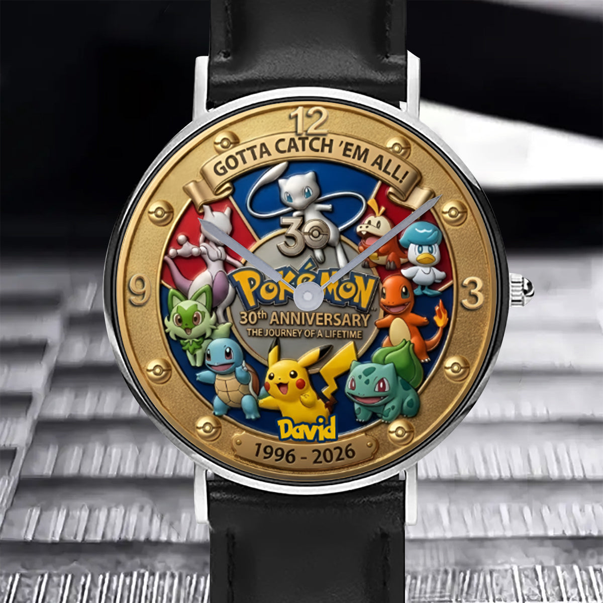 30th Anniversary - Personalized Monster Trainer Hand Watch