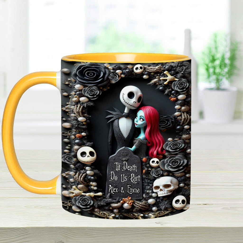 Till Death Do Us Part - Personalized Nightmare Accent Mug