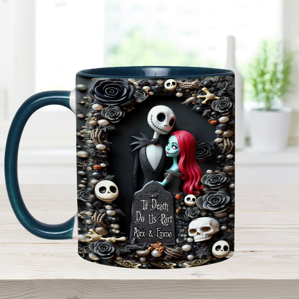Till Death Do Us Part - Personalized Nightmare Accent Mug