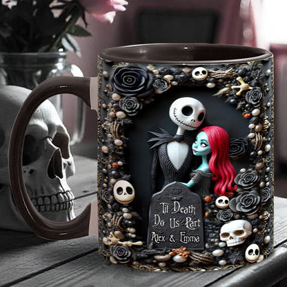 Till Death Do Us Part - Personalized Nightmare Accent Mug