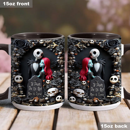Till Death Do Us Part - Personalized Nightmare Accent Mug
