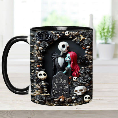 Till Death Do Us Part - Personalized Nightmare Accent Mug