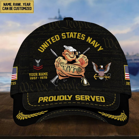 Proud Veteran - Personalized Veteran Classic Cap