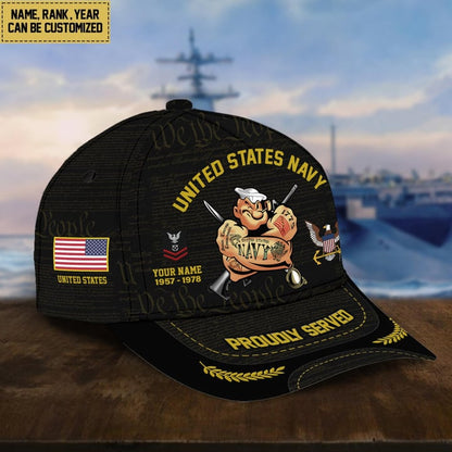 Proud Veteran - Personalized Veteran Classic Cap