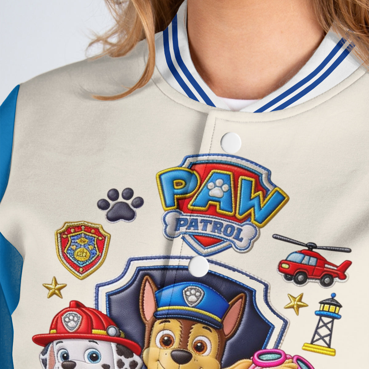 Puppy Rescue Crew - Personalized Cute Dog Varsity Jacket
