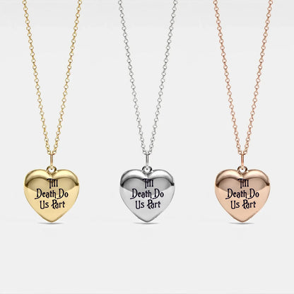 Till Death Do Us Part - Personalized Nightmare Locket Pendant Necklace