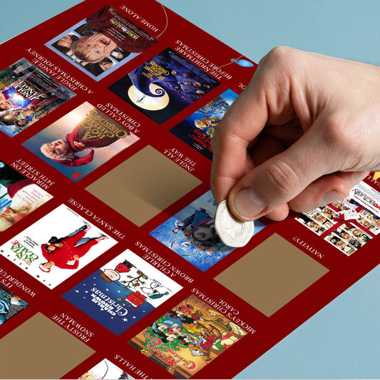 Christmas Movie Countdown - Personalized Christmas Scratch-Off Poster
