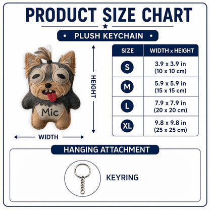 Cute & Fun Monster Pet Ornament - Personalized Dog Plush Ornament