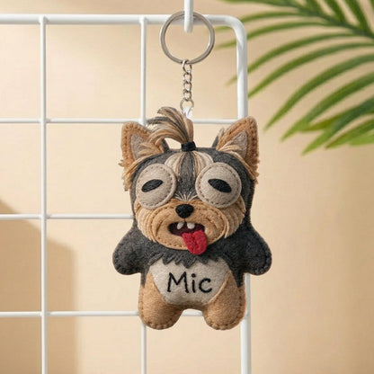 Cute & Fun Monster Pet Ornament - Personalized Dog Plush Ornament