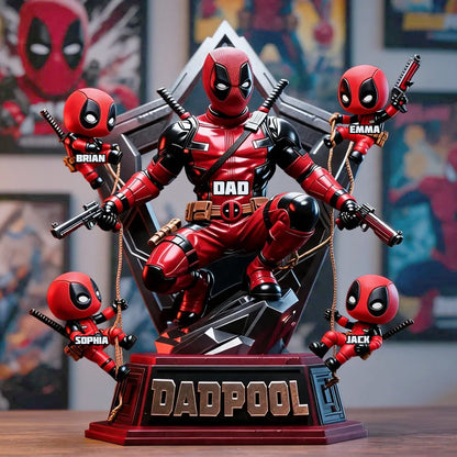 Hero Squad Dad - Personalized The Psychopath Custom Shaped Acrylic Plaque