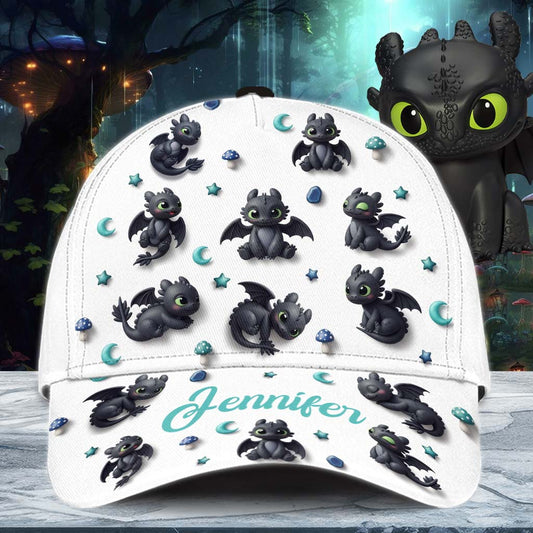 Adorable Dragon - Personalized Dragon Classic Cap
