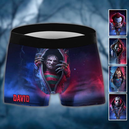 Spooky Charactors - Personalized Horror Character Men’s Boxer Briefs