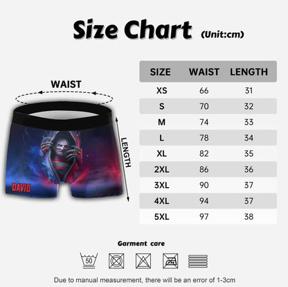 Spooky Charactors - Personalized Horror Character Men’s Boxer Briefs