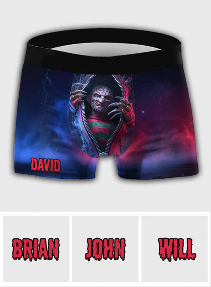 Spooky Charactors - Personalized Horror Character Men’s Boxer Briefs
