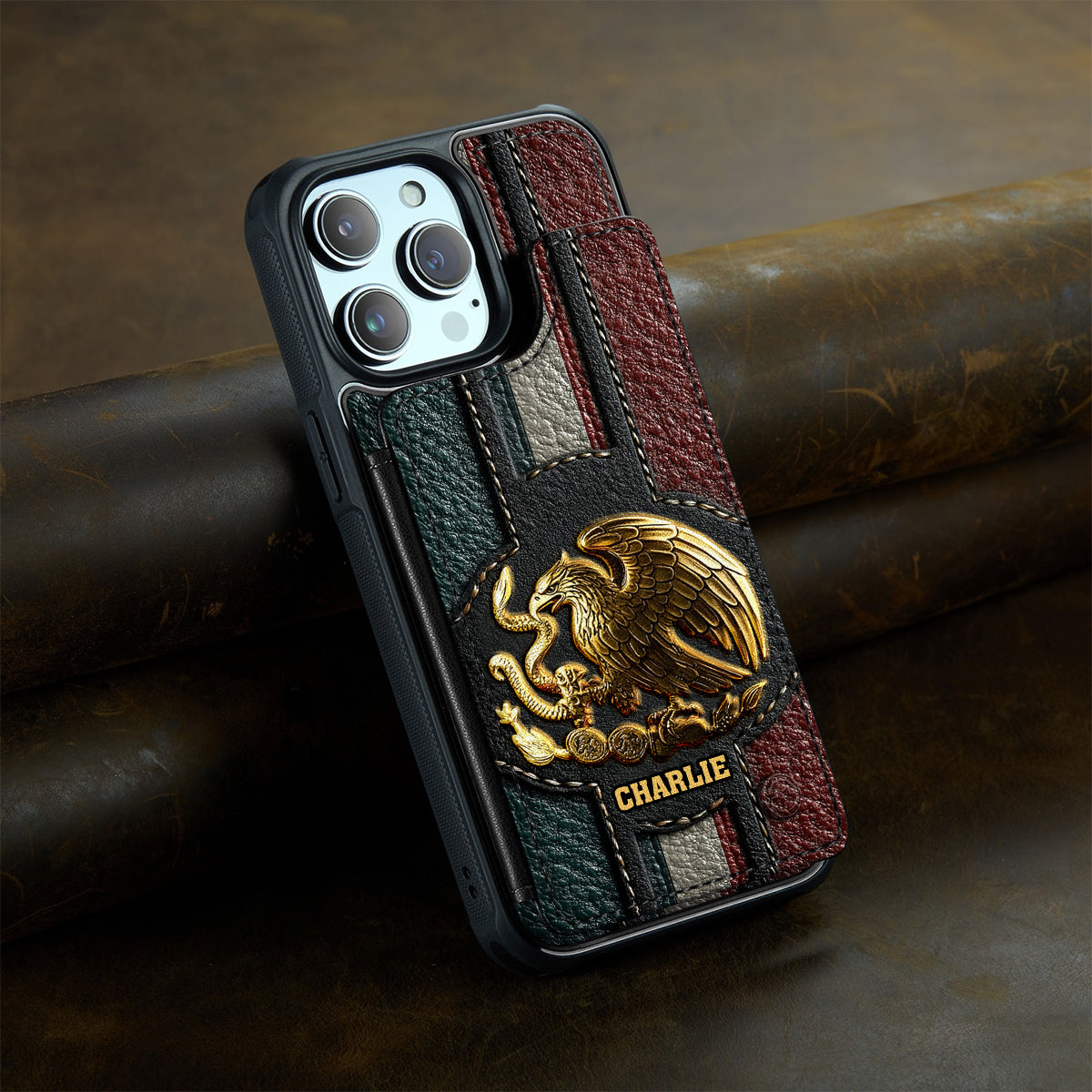 Mexico Pride - Personalized Expats Fully Printed Wallet Phone Case