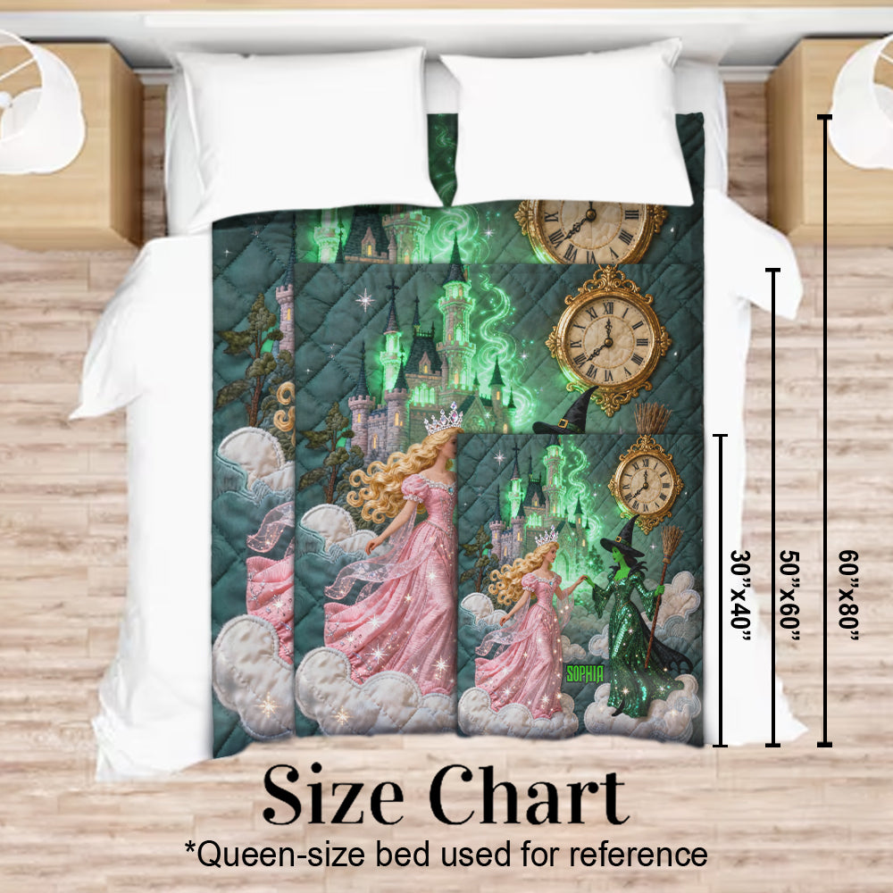 Changed For Good - Personalized Green and Pink Blanket