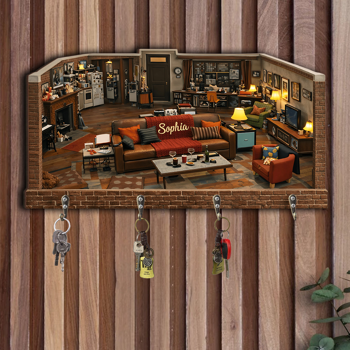 I Met Your Mother Fans's Gift - Personalized Custom Shaped Hanging Rack