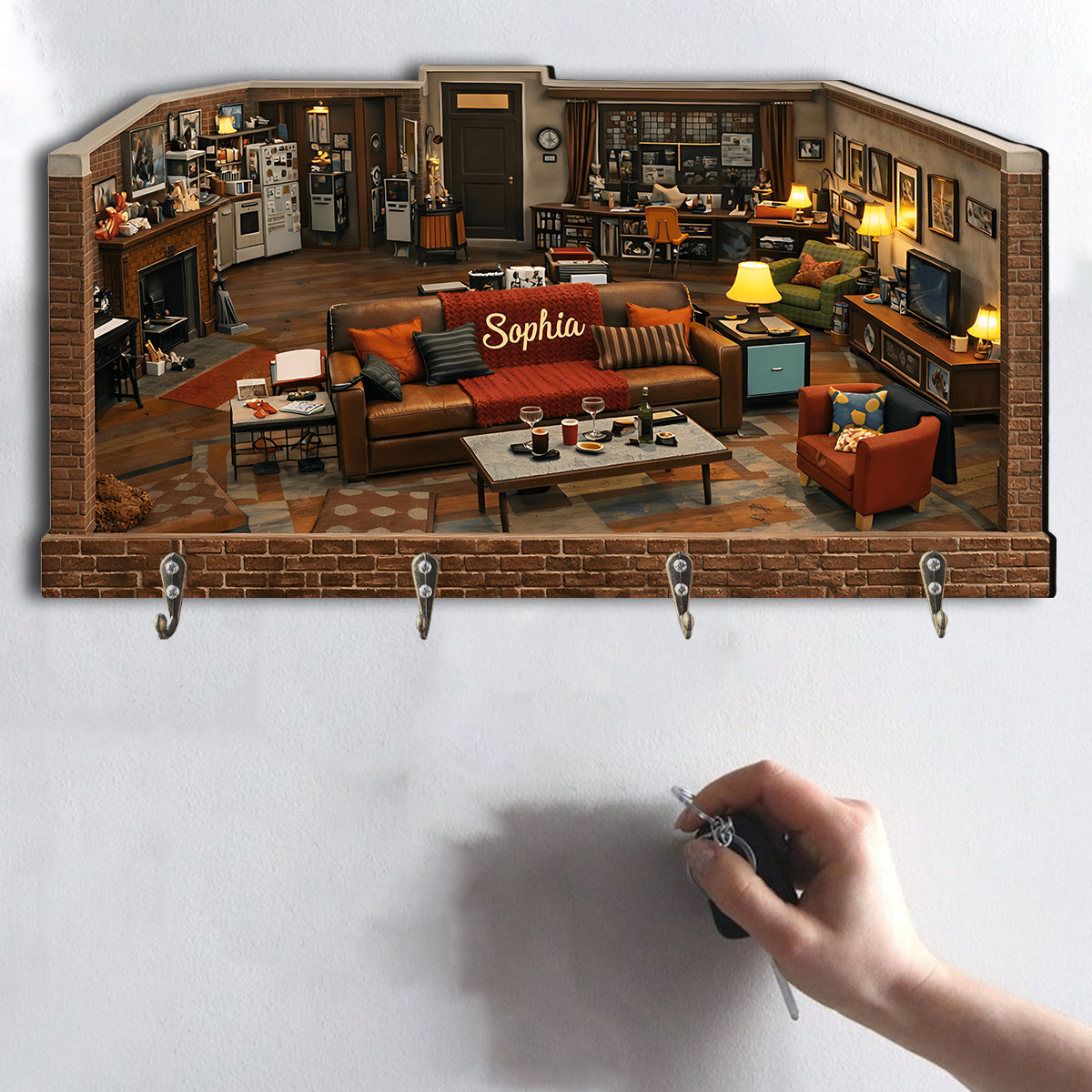 I Met Your Mother Fans's Gift - Personalized Custom Shaped Hanging Rack