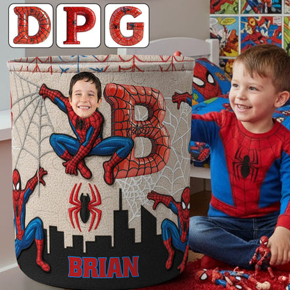 Love Superhero - Personalized Spider Storage Basket