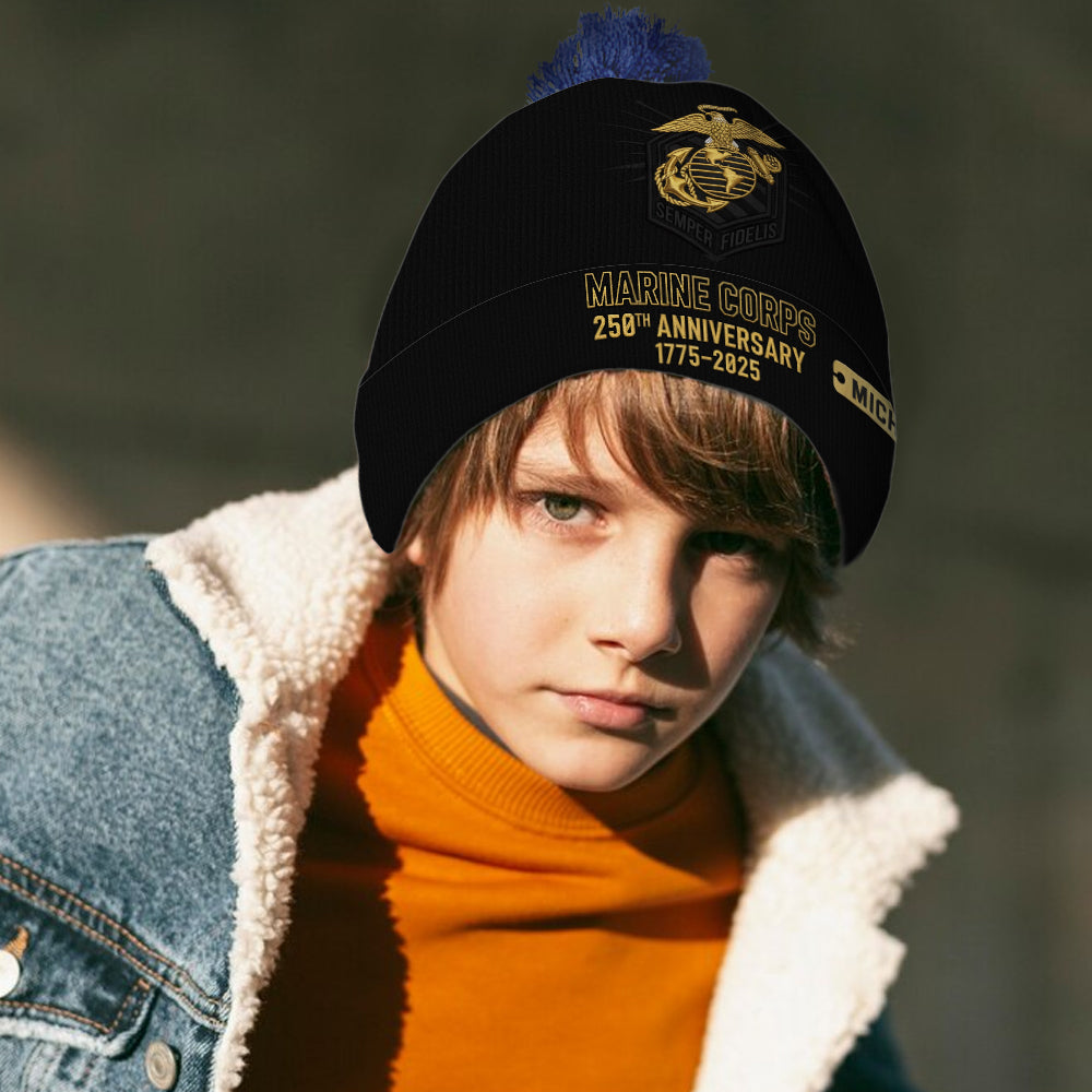 250th Anniversary - Personalized Veteran Beanie Hat