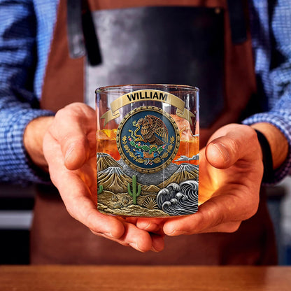 Proud Mexico - Personalized Expats Whiskey Glass