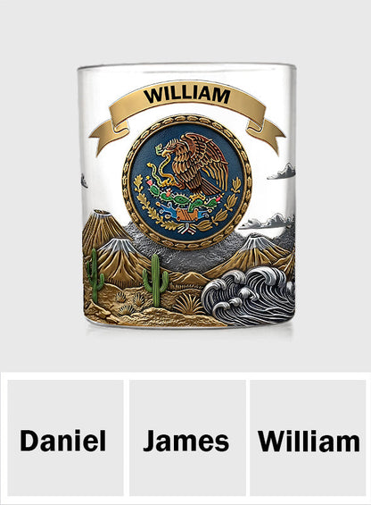 Proud Mexico - Personalized Expats Whiskey Glass