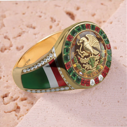 Proud Mexican - Personalized Expats Signet Ring