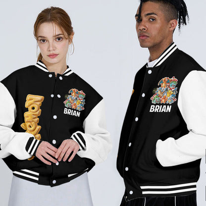 Catch You All - Personalized Monster Trainer Varsity Jacket