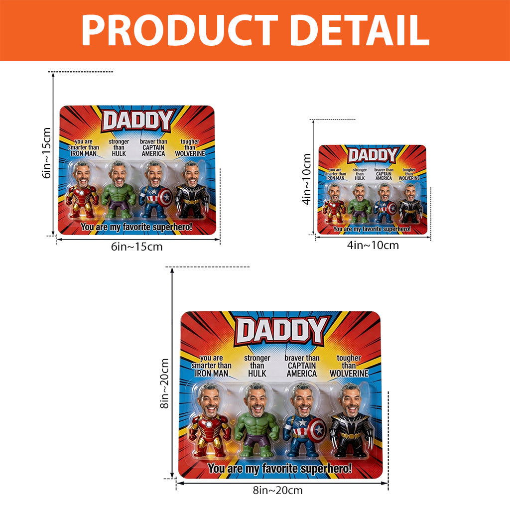 Gifts for Dad, Superhero Dad - Personalized Father Custom Shaped Acrylic Plaque