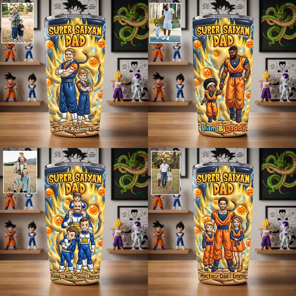 Anime Dad - Personalized Seven Balls Tumbler