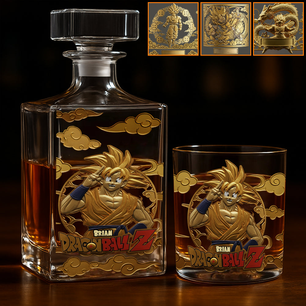 The Seven Balls - Personalized Seven Balls Whiskey Decanter Set