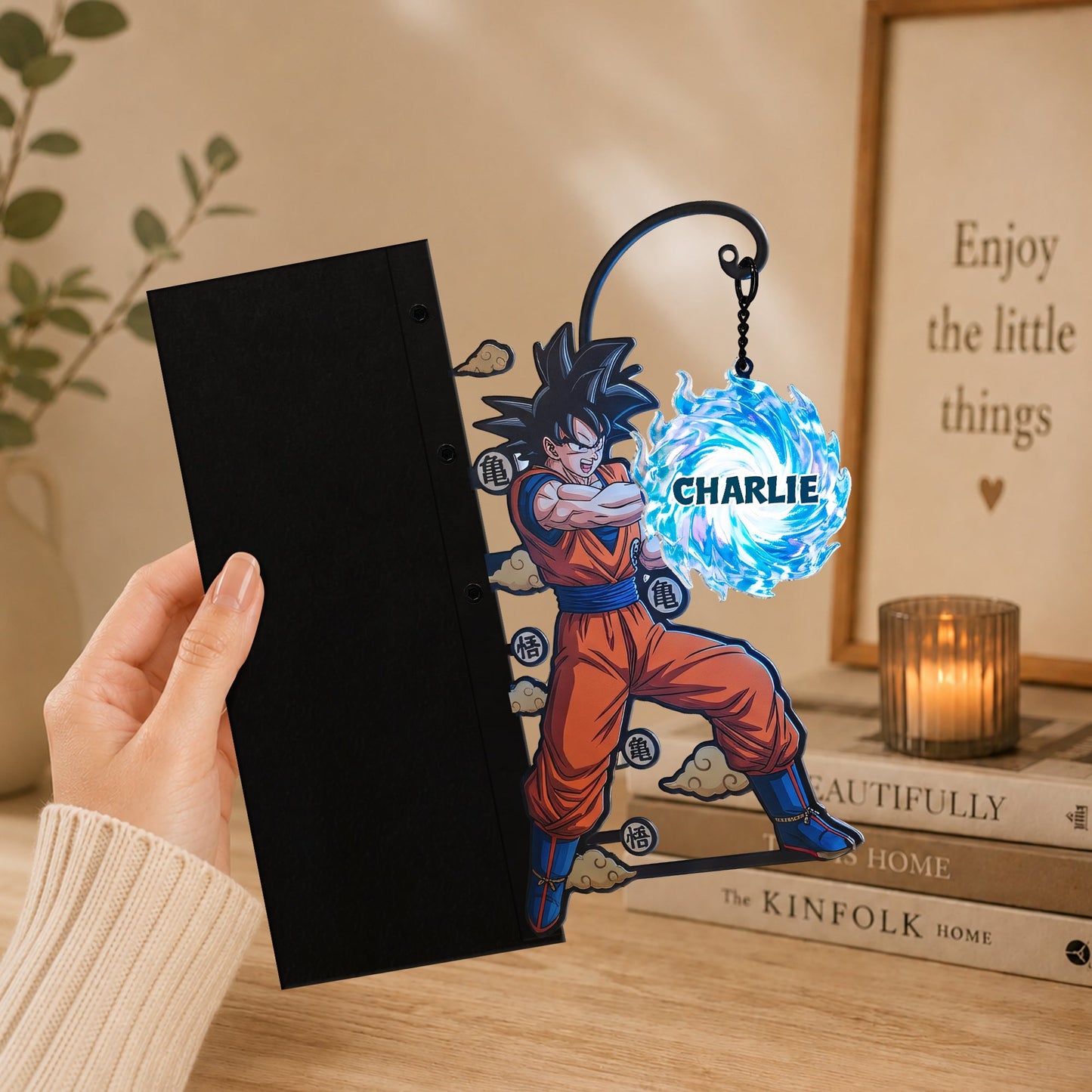 Strong One - Personalized Seven Balls Bookshelf Lamp