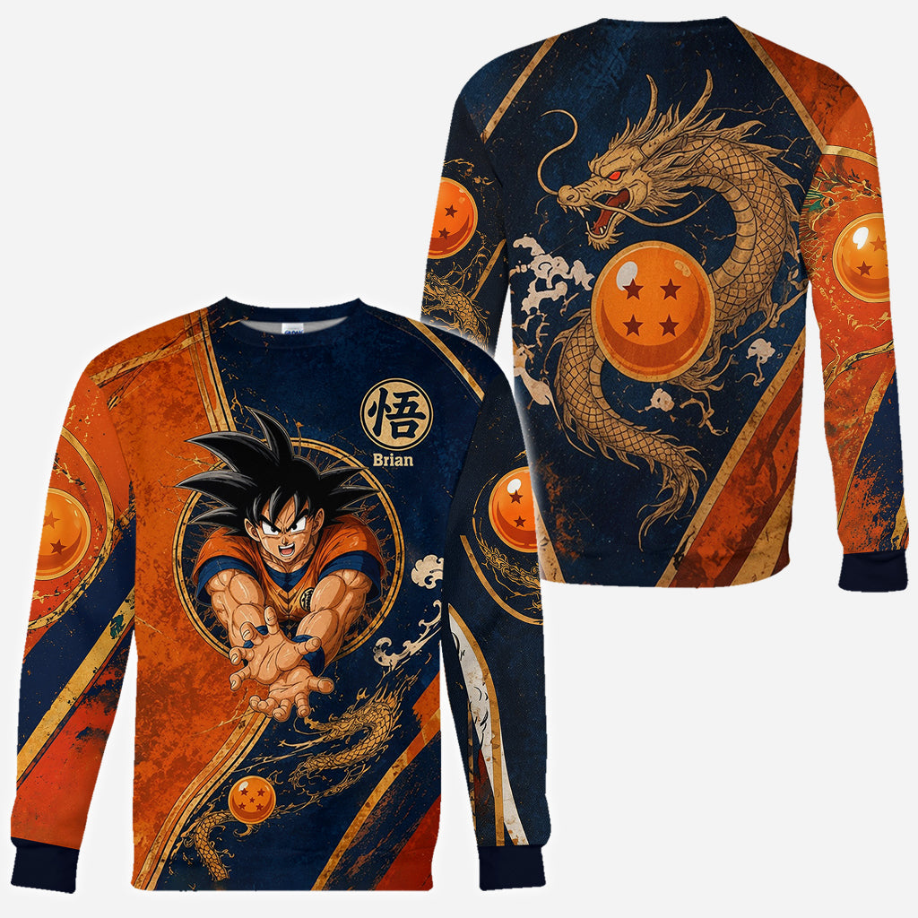 The Strongest - Personalized Seven Balls All Over Shirt