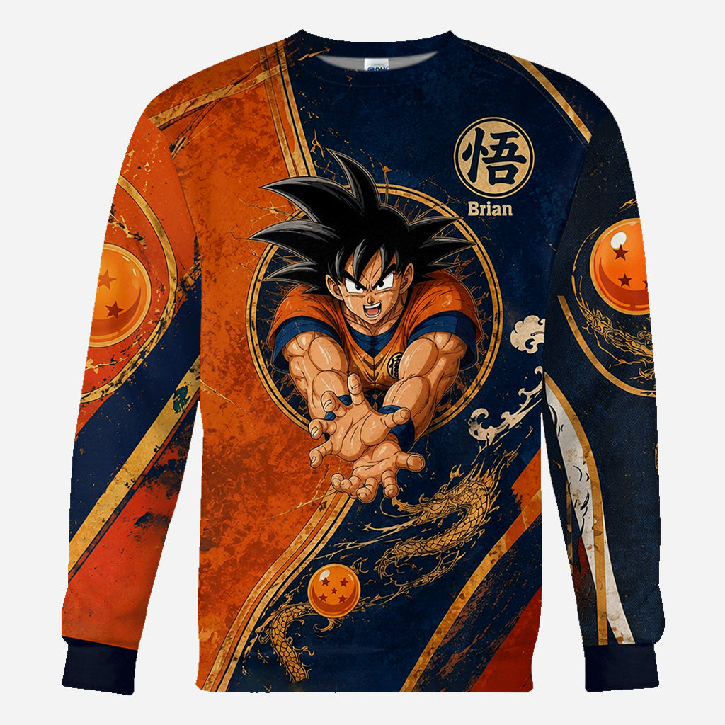The Strongest - Personalized Seven Balls All Over Shirt