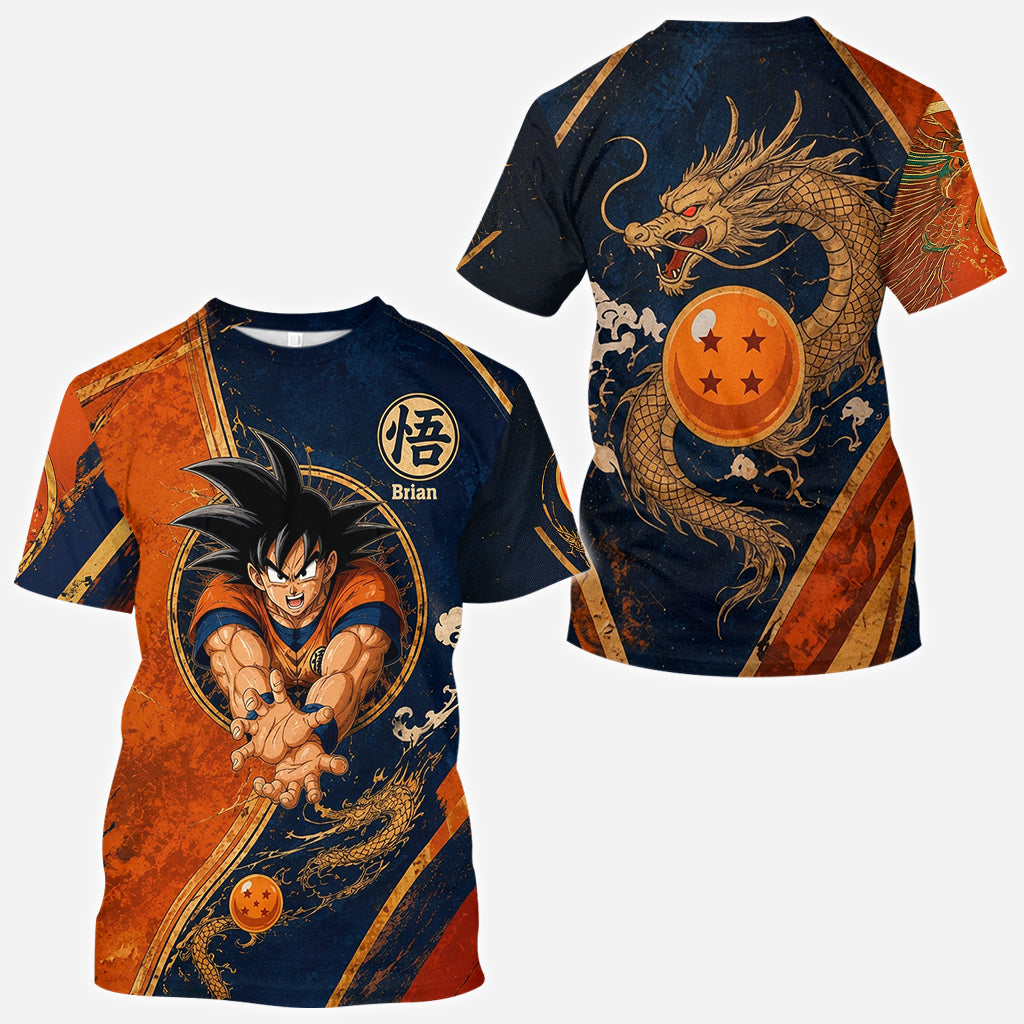 The Strongest - Personalized Seven Balls All Over Shirt