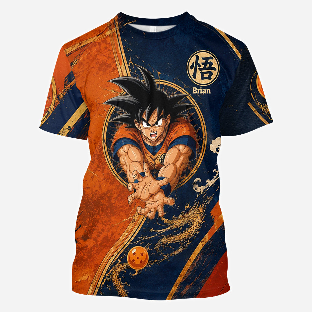 The Strongest - Personalized Seven Balls All Over Shirt