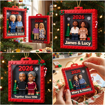 You & Me, We Got This - Personalized Couple Acrylic Box Ornament
