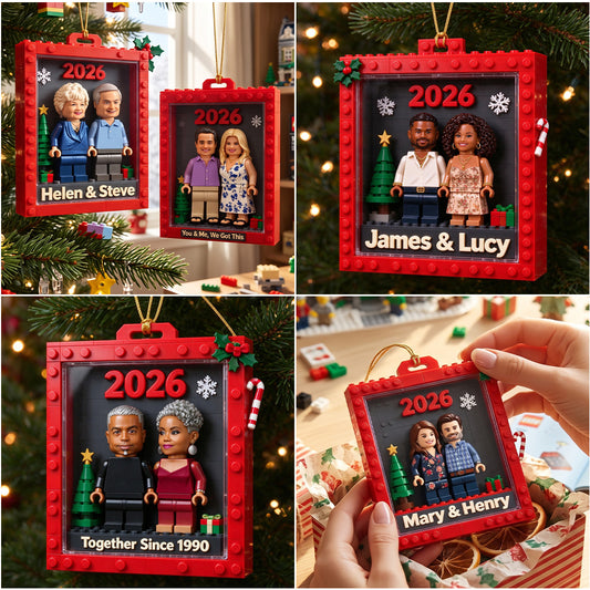 You & Me, We Got This - Personalized Couple Acrylic Box Ornament