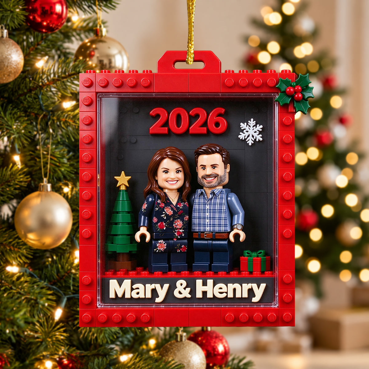 You & Me, We Got This - Personalized Couple Acrylic Box Ornament