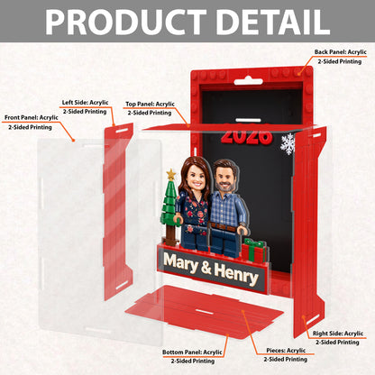 You & Me, We Got This - Personalized Couple Acrylic Box Ornament