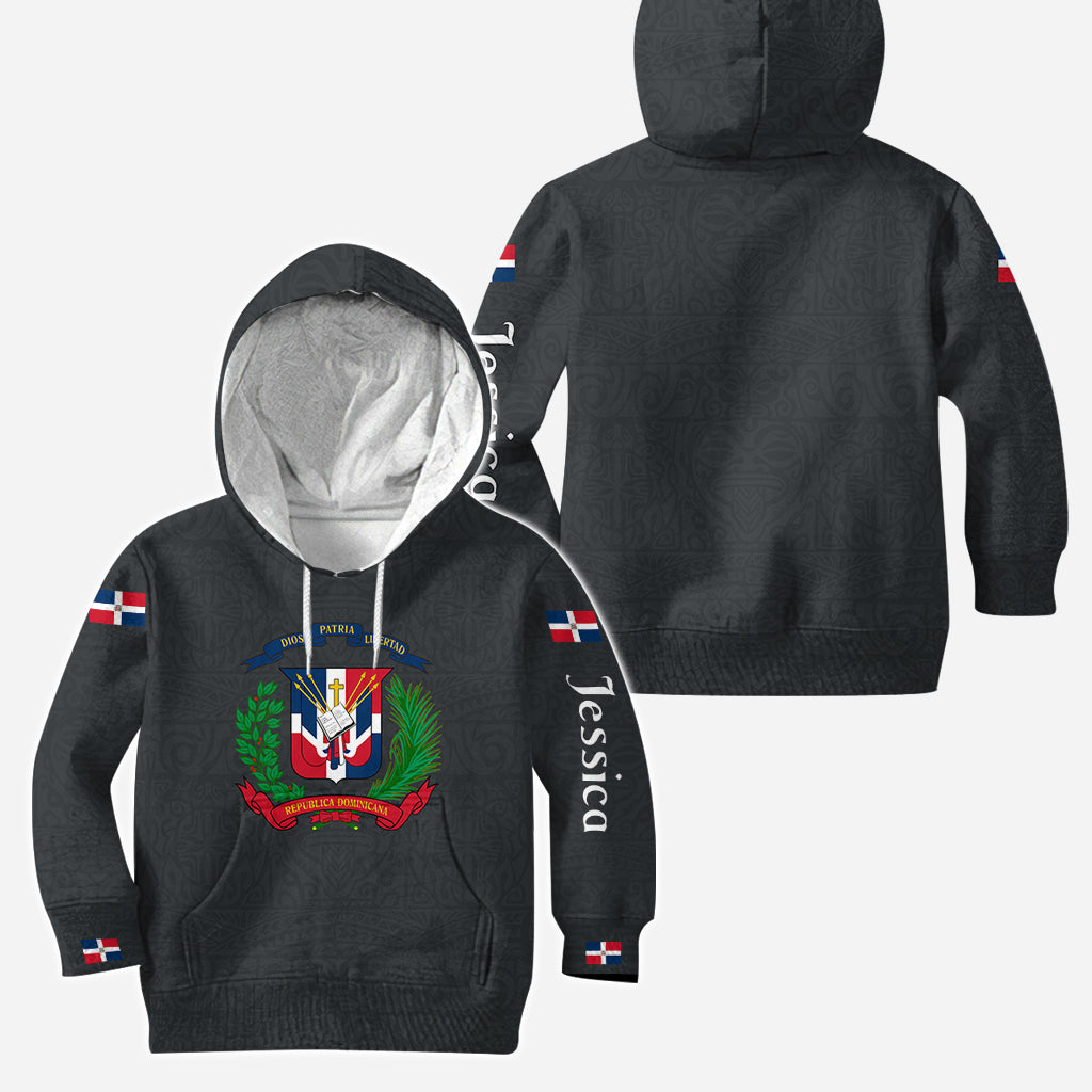 Dominican Republic, Dios, Patria, Libertad - Personalized Expats Hoodie and Leggings
