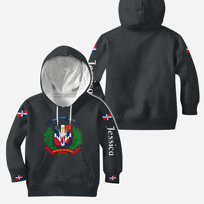 Dominican Republic, Dios, Patria, Libertad - Personalized Expats Hoodie and Leggings