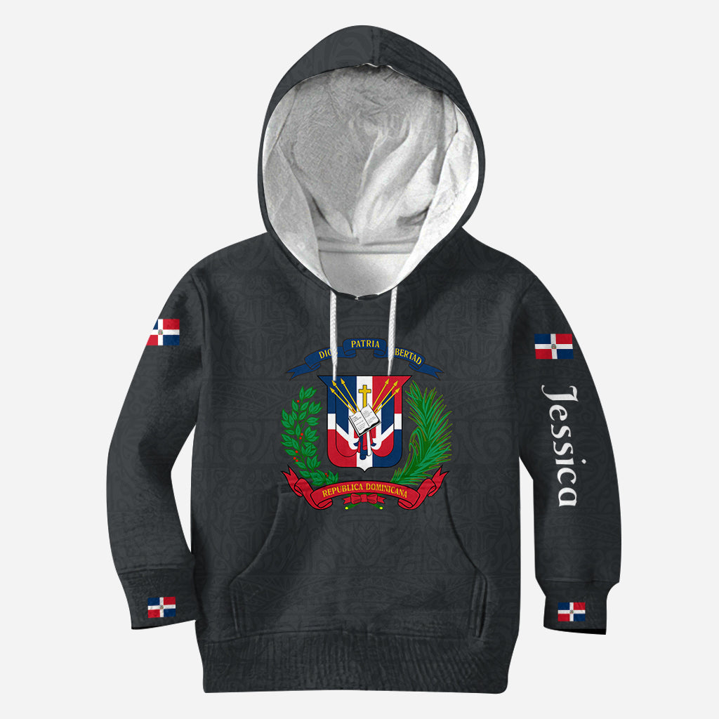 Dominican Republic, Dios, Patria, Libertad - Personalized Expats Hoodie and Leggings
