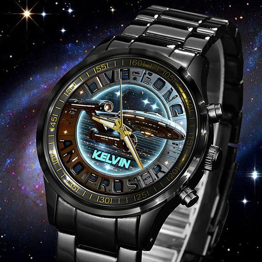 Live Long And Prosper - Personalized Star Fleet Hand Watch