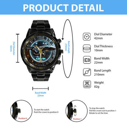 Live Long And Prosper - Personalized Star Fleet Hand Watch